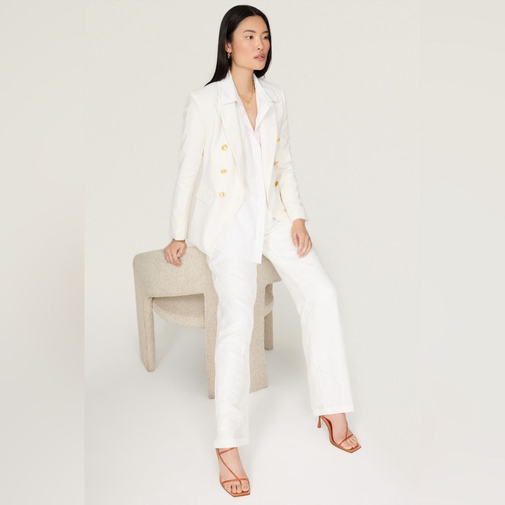 Rag & Bone Preston Wool Blazer in White, NWT, Size 0 - Picture 14 of 15